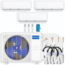 MRCOOL DIY 4th Gen Multi-Zone 3-Zone 27,000 BTU 22 SEER (9K + 9K + 9K) Ductless Mini-Split Air Conditioner and Heat Pump - 230V
