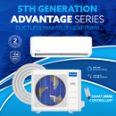 MRCOOL Advantage 5G 18,000 BTU 19.2 SEER2 Ductless Mini Split Air Conditioner and Heat Pump - 230V
