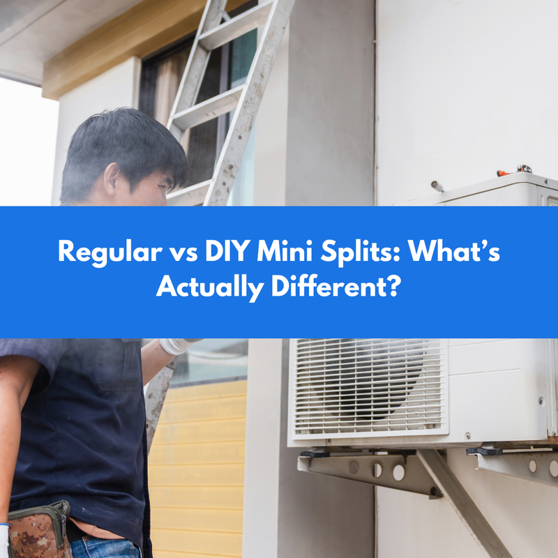 Regular vs DIY Mini Splits: What’s Actually Different?