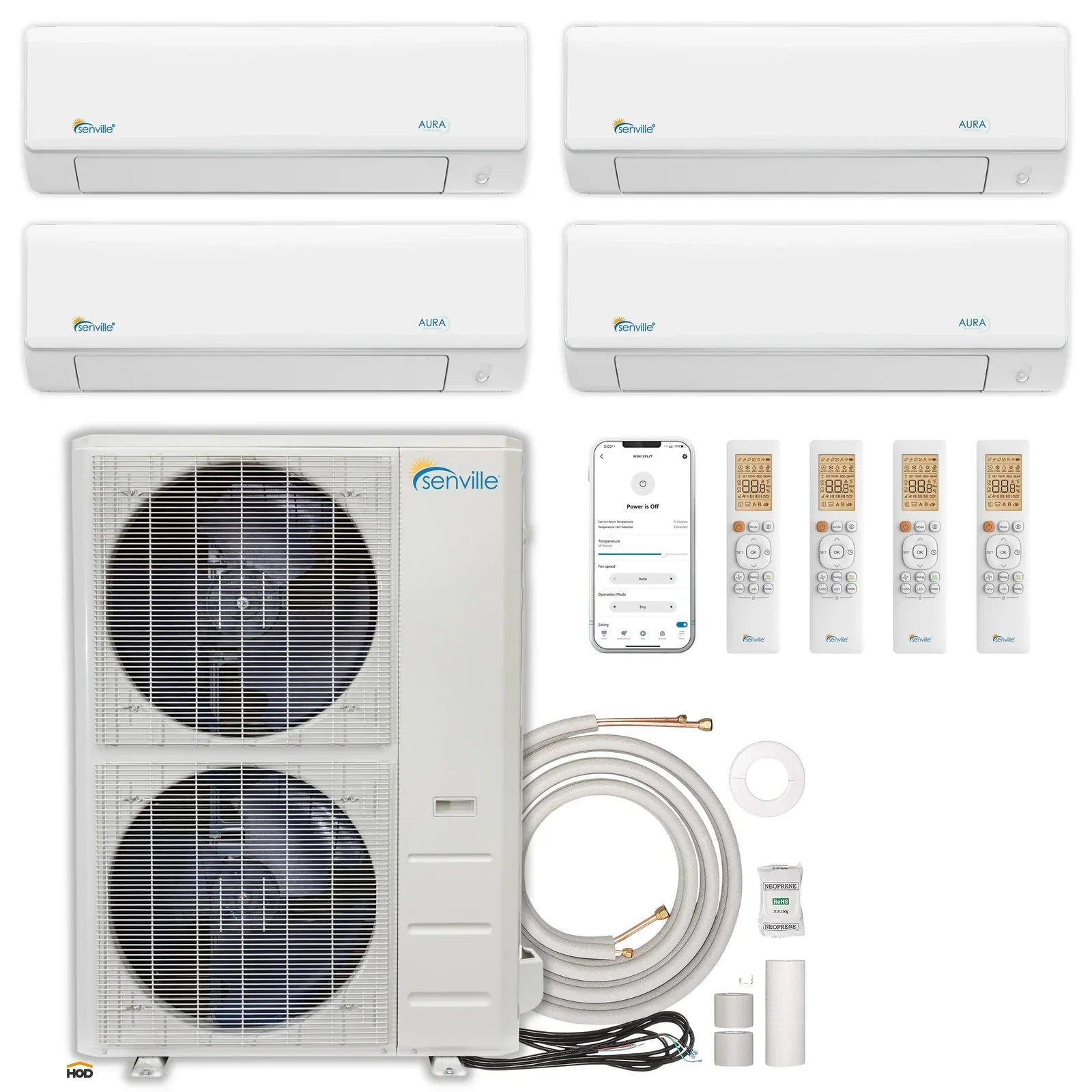 Four Zone Mini Split Systems
