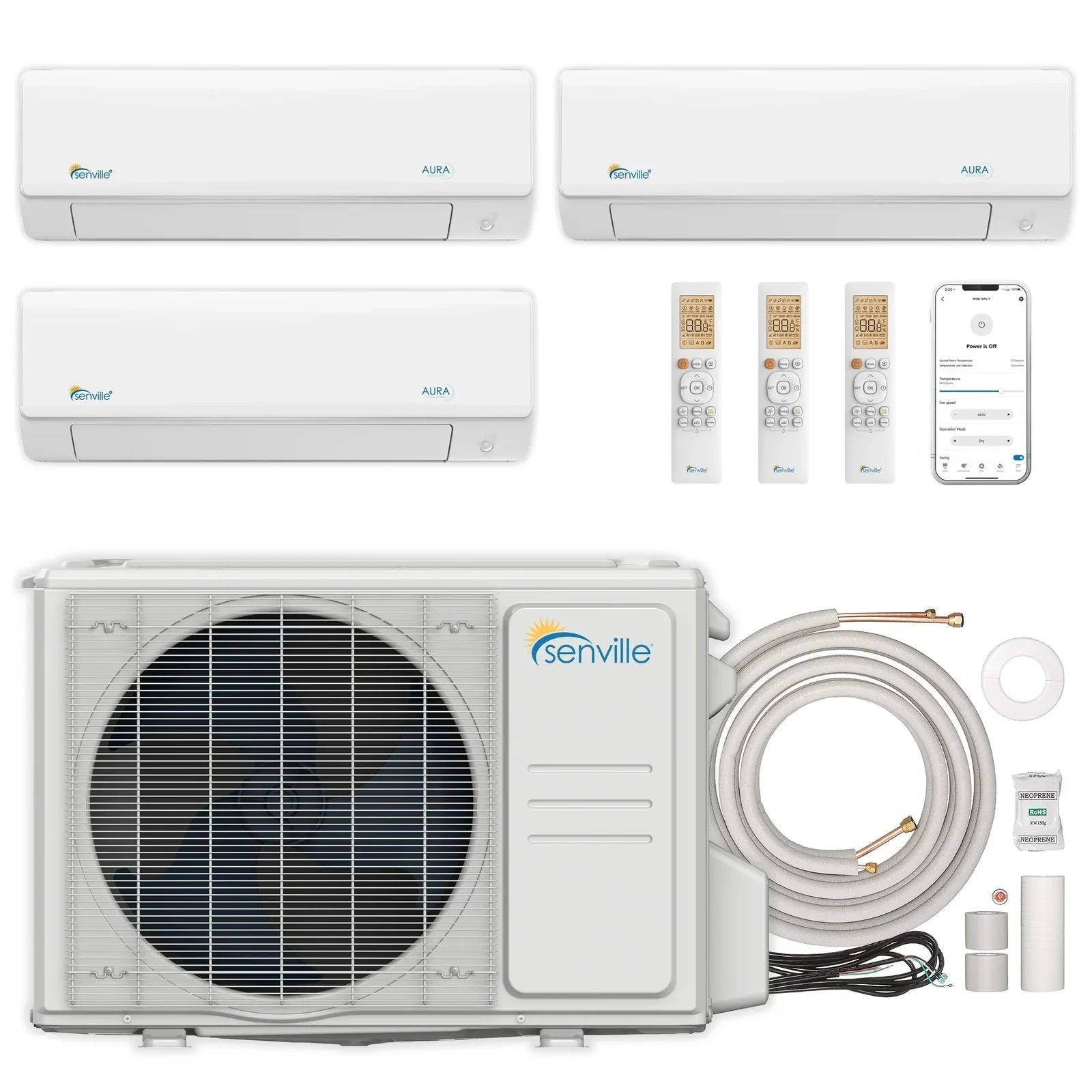 Three Zone Mini Split Systems