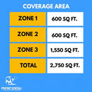 MRCOOL DIY 5th Gen Multi-Zone 3-Zone 55,000 BTU 22 SEER2 (12K + 12K + 36K) Ductless Mini-Split Air Conditioner and Heat Pump
