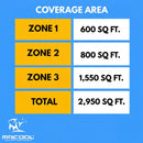 MRCOOL DIY 5th Gen Multi-Zone 3-Zone 48,000 BTU 22 SEER2 (12K + 18K + 36K) Ductless Mini-Split Air Conditioner and Heat Pump