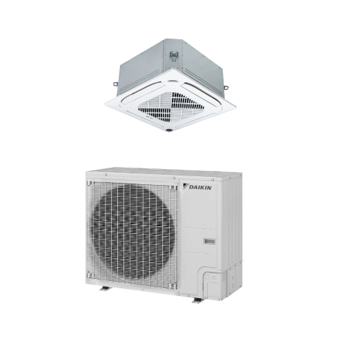 Daikin 48,000 BTU Skyair Single Zone Four-Way Ceiling Cassette Ductless Mini Split Heat Pump System - R32 | 230V