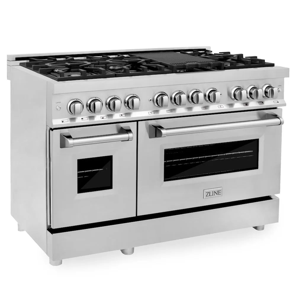 ZLINE Legacy 48-inch dual fuel range in stainless steel RA48