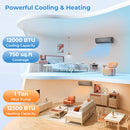 Costway 24,000 BTU 21 SEER2 Mini Split Air Conditioner - Energy Star - 230V