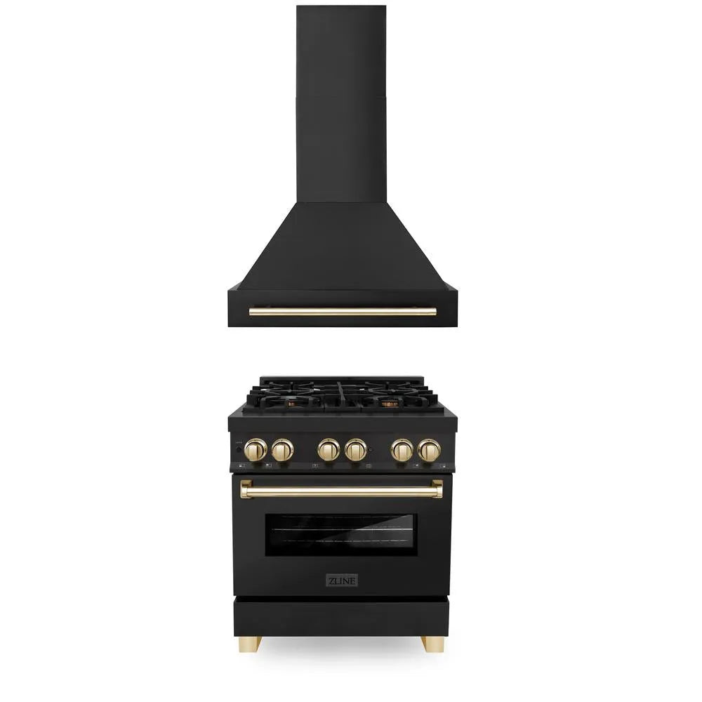 ZLINE 30-inch kitchen package 2AKP-RABRH30-G