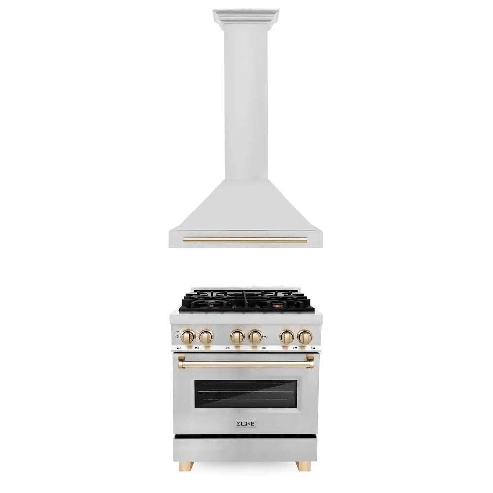 ZLINE 30-inch kitchen package 2AKP-RARH30-G