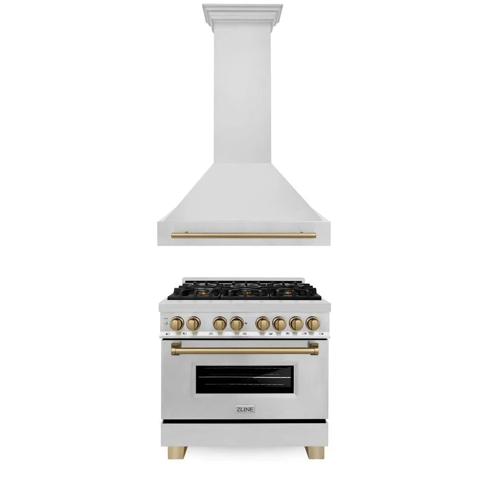 ZLINE 36-inch kitchen package 2AKP-RARH36-CB