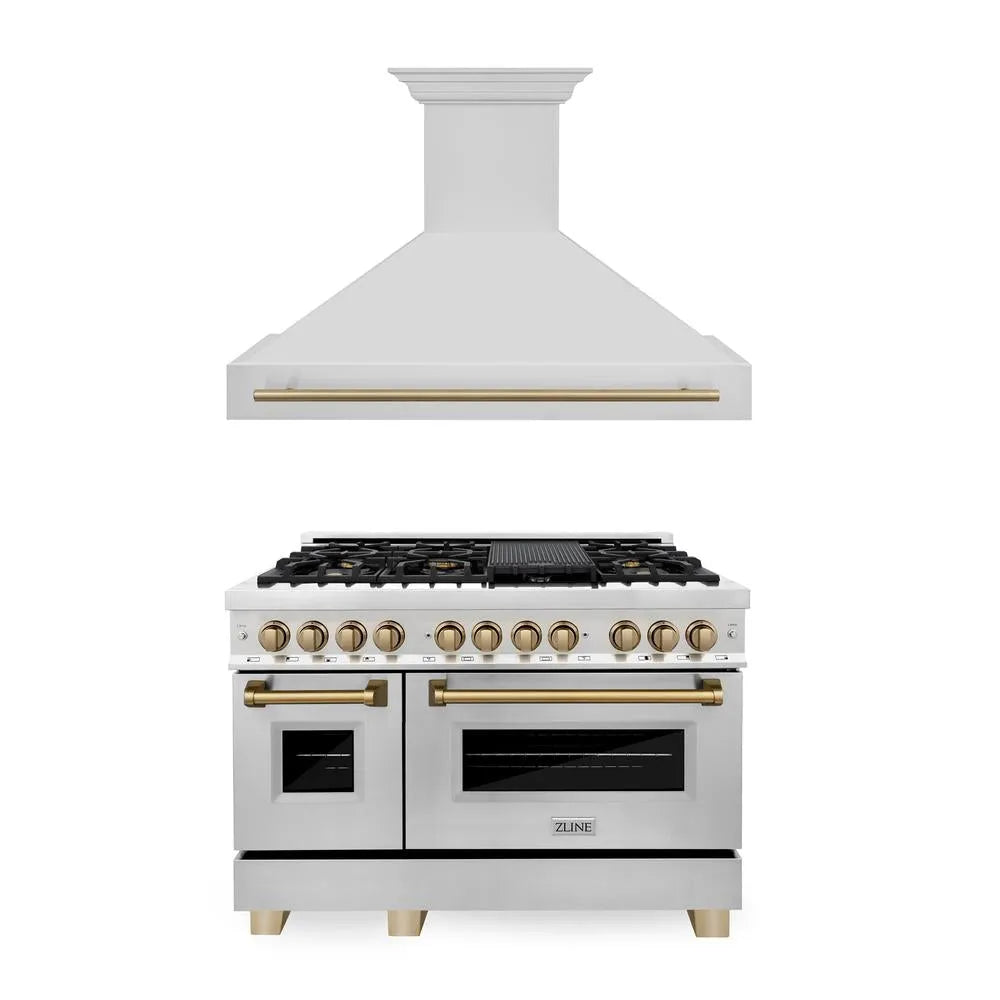 ZLINE 48-inch kitchen package 2AKP-RARH48-CB