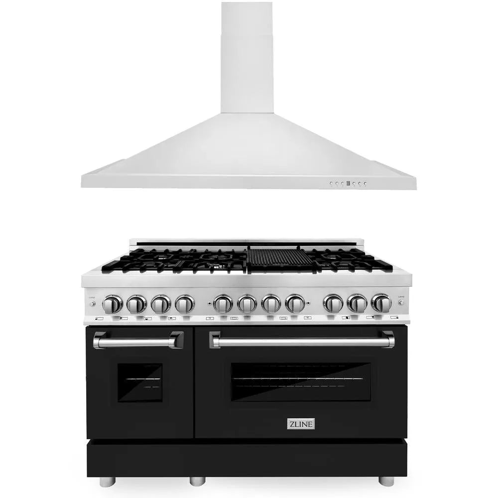 ZLINE 48-inch kitchen package 2KP-RABLMRH48