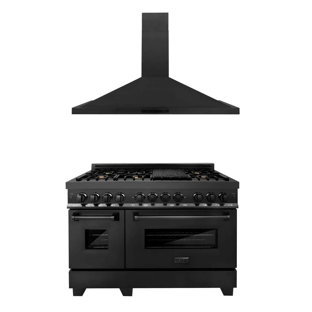 ZLINE 48-inch kitchen package 2KP-RABRH48