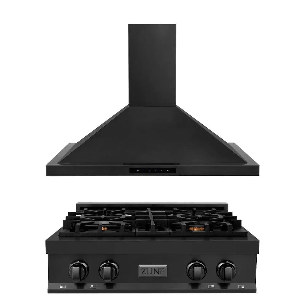 ZLINE 30-inch kitchen package 2KP-RTBRH30