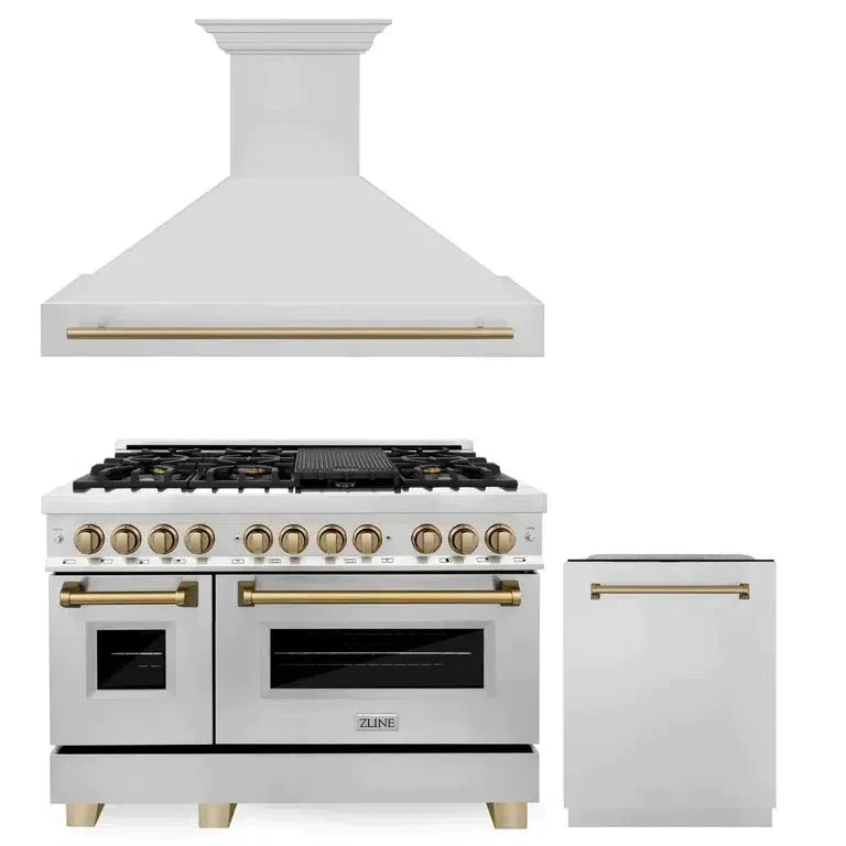 ZLINE 48-inch kitchen package 3AKP-RARHDWM48-CB