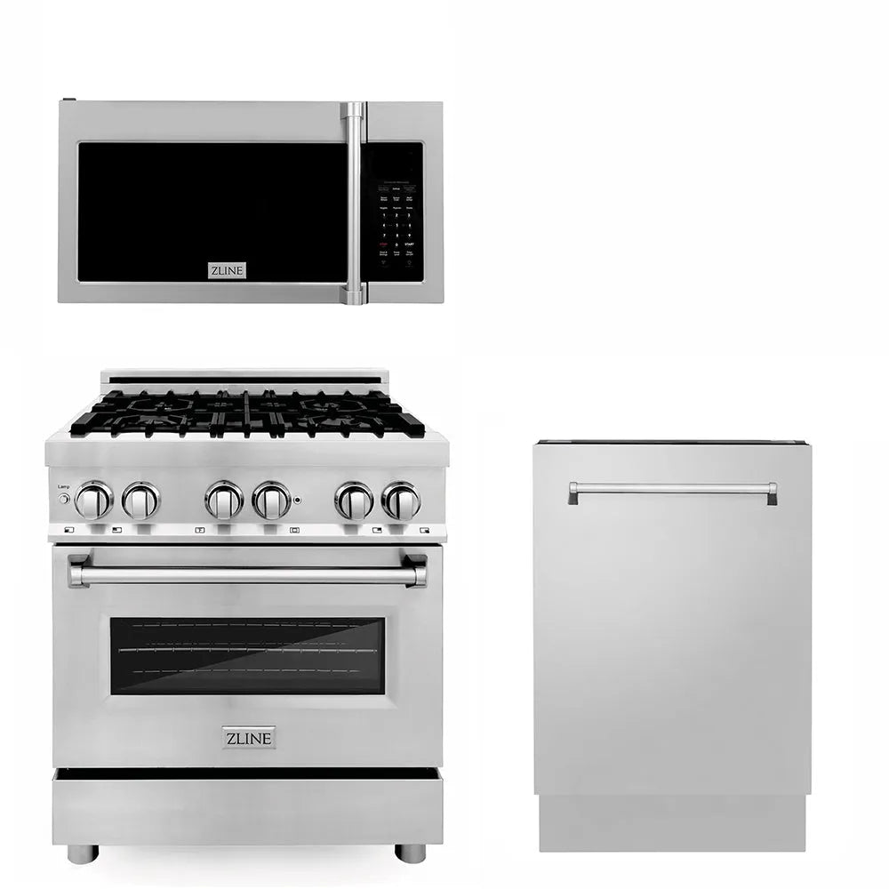 ZLINE 30-inch kitchen package 3KP-RAOTRH30-DWV