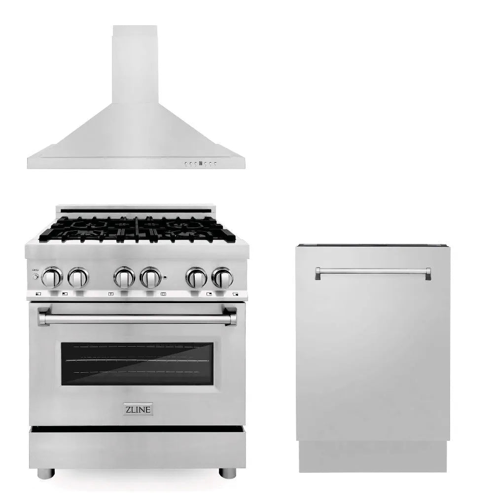 ZLINE 30-inch kitchen package 3KP-RARH30-DWV