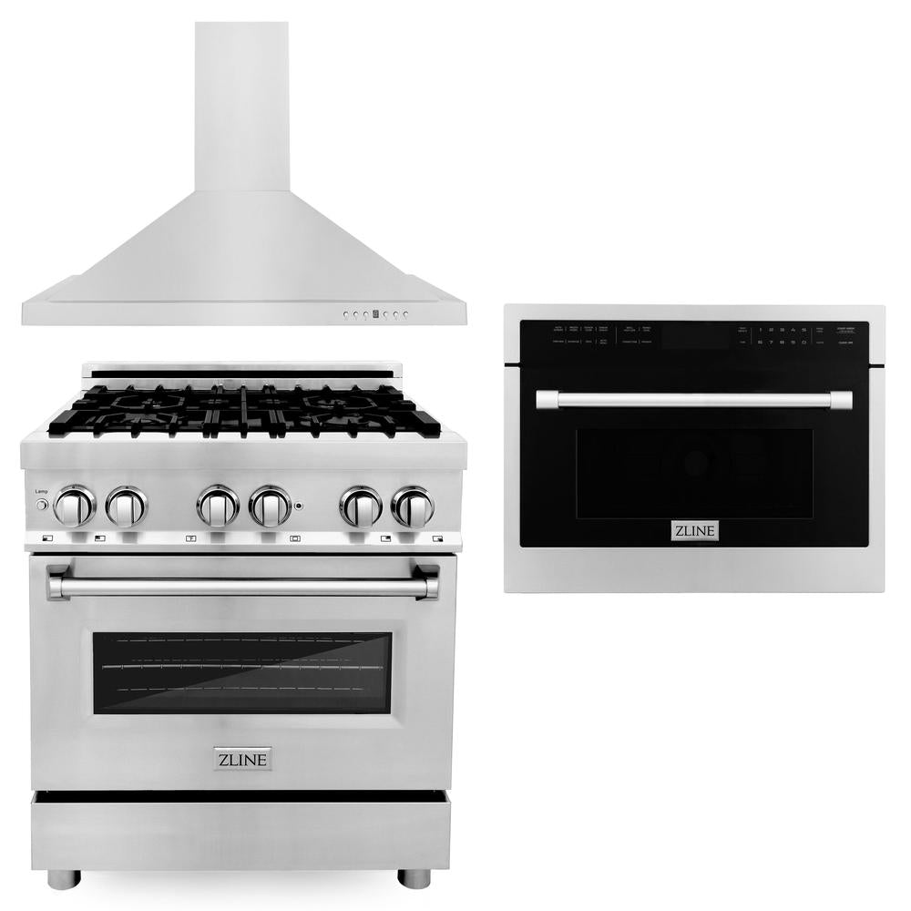 ZLINE 30-inch kitchen package 3KP-RARHMWO-30