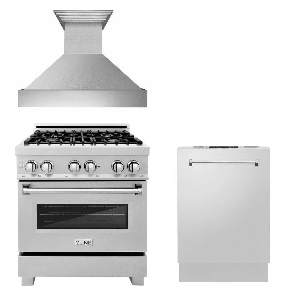 ZLINE 30-inch kitchen package 3KP-RASRH30-DWV