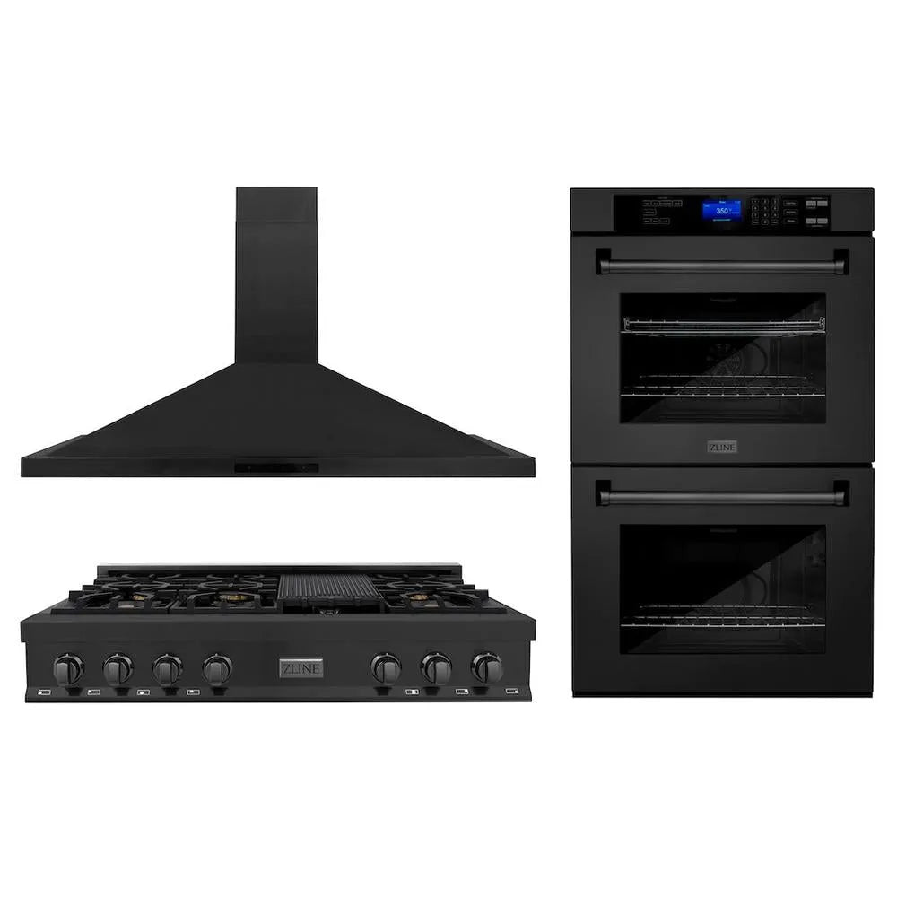 ZLINE 48-inch kitchen package 3KP-RTBRH48-AWD