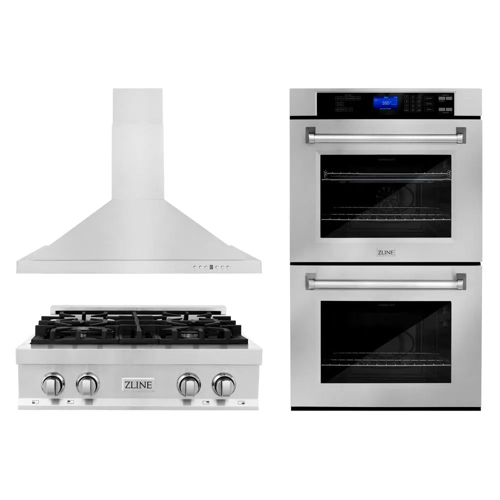 ZLINE 30-inch kitchen package 3KP-RTRH30-AWD