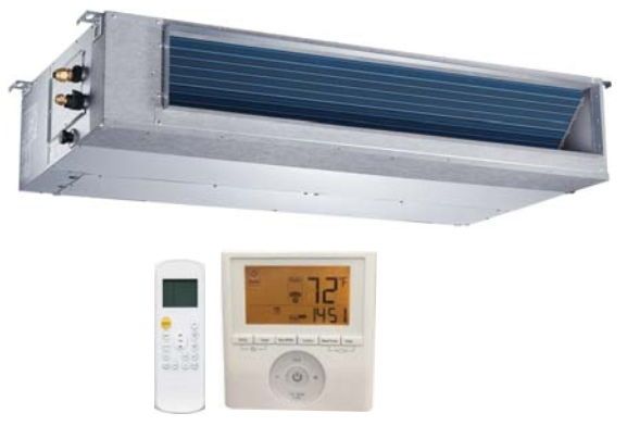 ACiQ 18,000 BTU 23 SEER ACiQ Single Zone Concealed Duct Mini Split System | Extreme Series