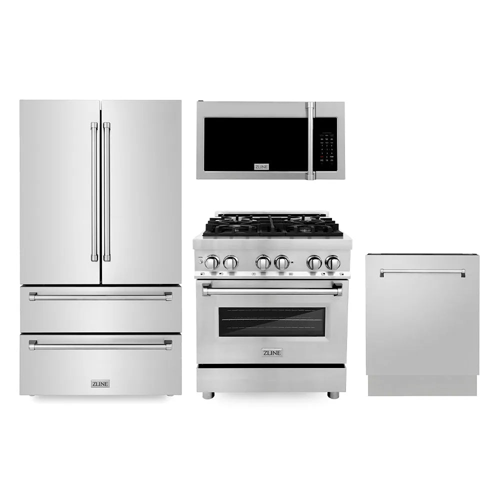 ZLINE 30-inch kitchen package 4KPR-RAOTRH30-DWV