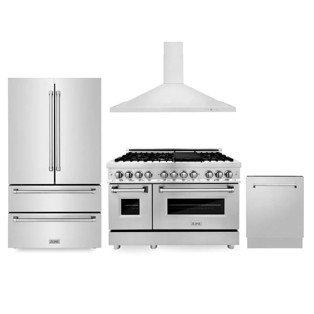 ZLINE 48-inch kitchen package 4KPR-RARH48-DWV