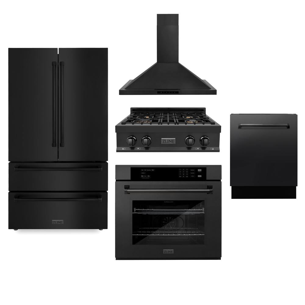 ZLINE 30-inch kitchen package 5KPR-RTBRH30-AWSDWV
