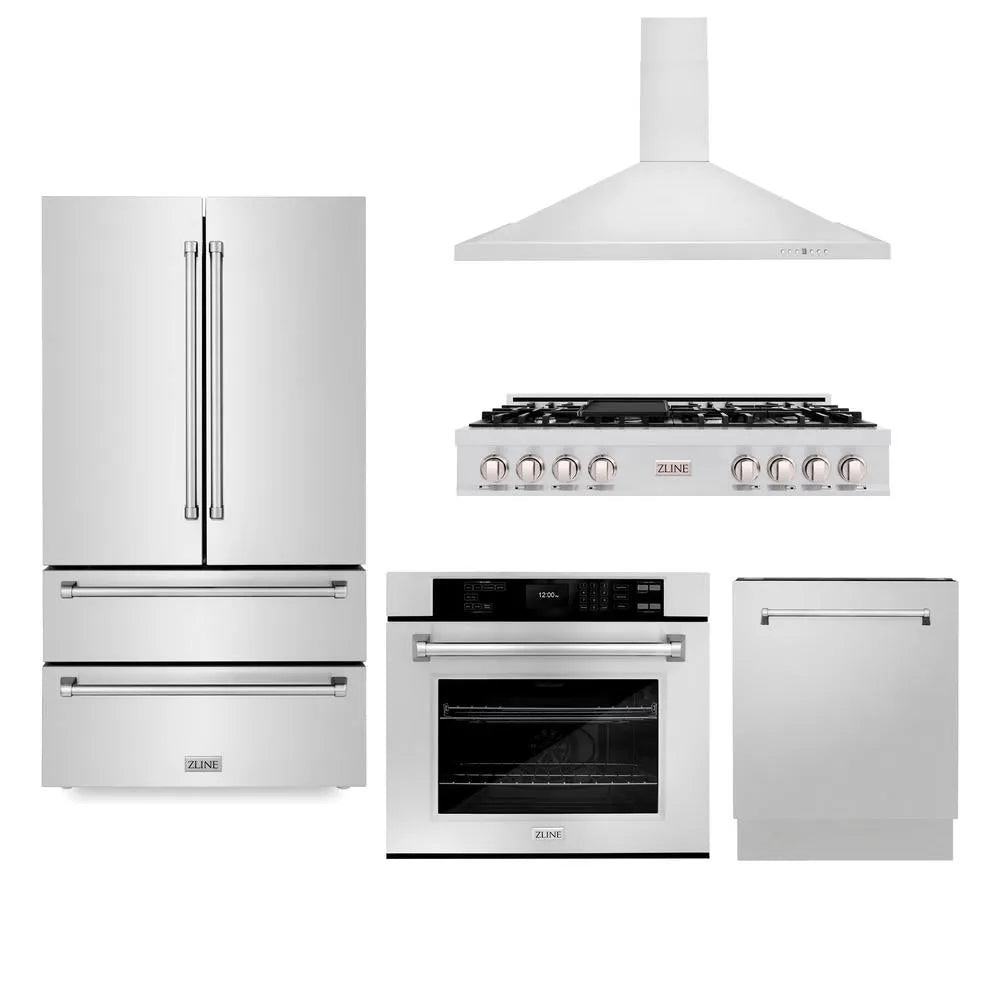 ZLINE 48-inch kitchen package 5KPR-RTRH48-AWSDWV