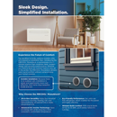 MRCOOL® Monoblock 10,000 BTU Ductless Wall Mounted Heating & Cooling System – WiFi – R32 – 115V – MDM10115D