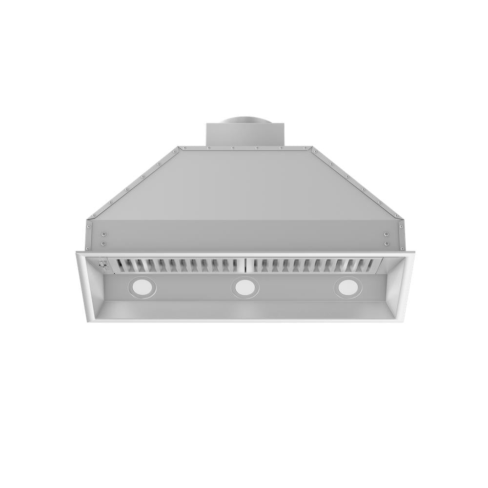ZLINE Outdoor 34-inch range hood in stainless steel 695-304-34, view 3