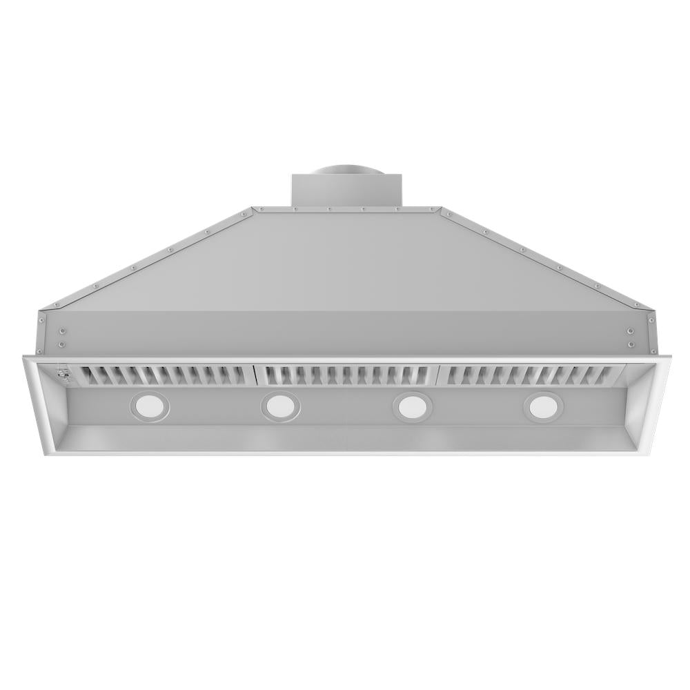 ZLINE Outdoor 46-inch range hood in stainless steel 695-304-46, view 4