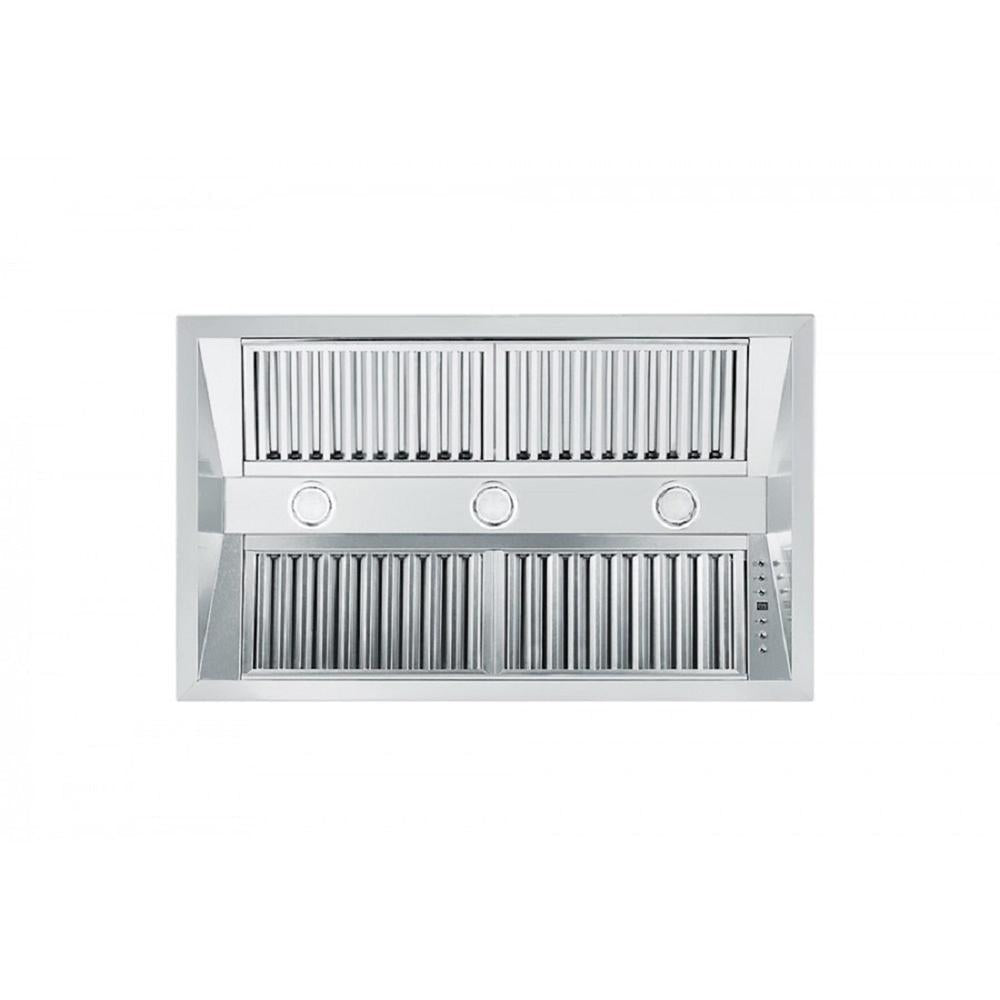 ZLINE 46-inch range hood in stainless steel 824I-46, view 3