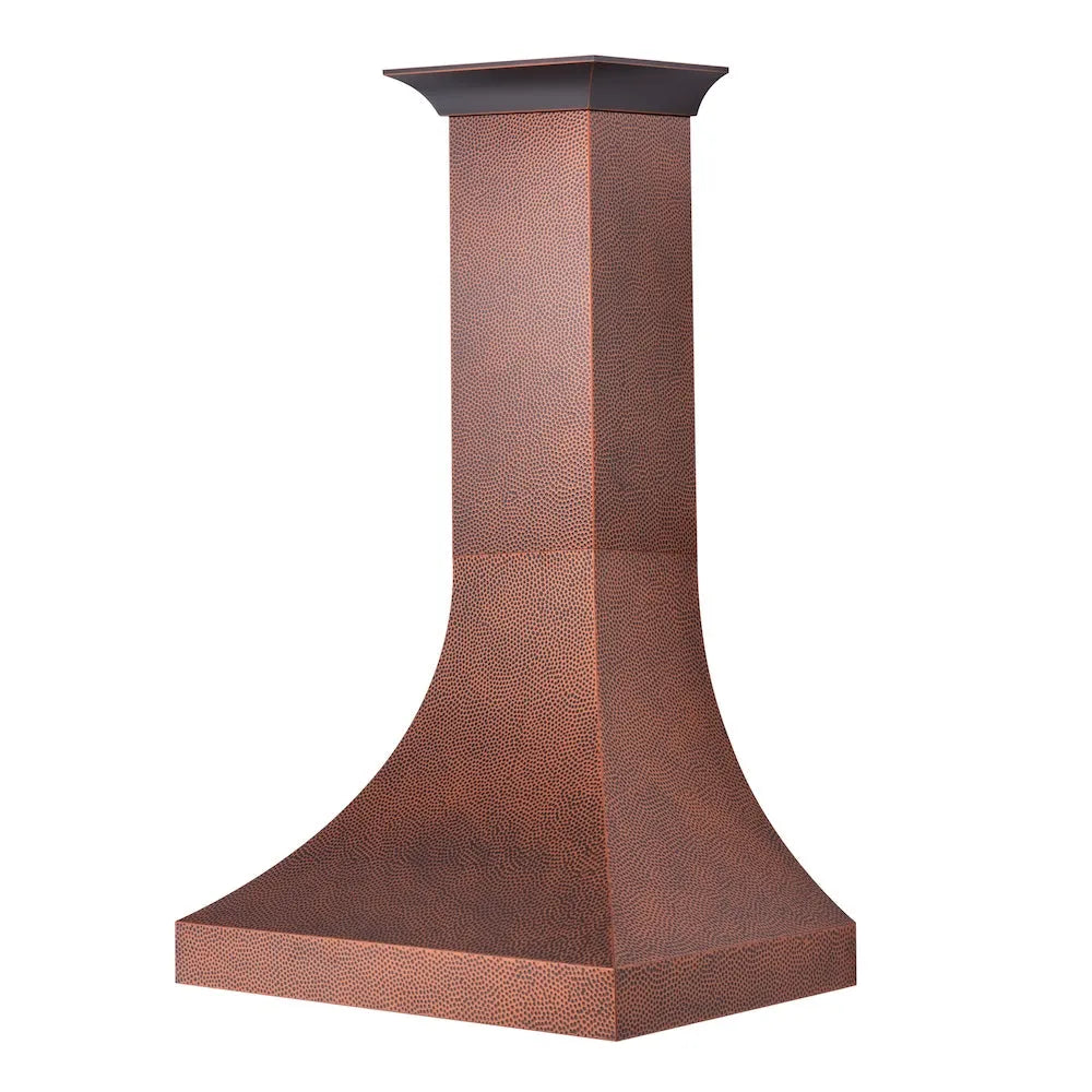 ZLINE Designer 48-inch range hood in hand-hammered copper 8632H-48, view 7