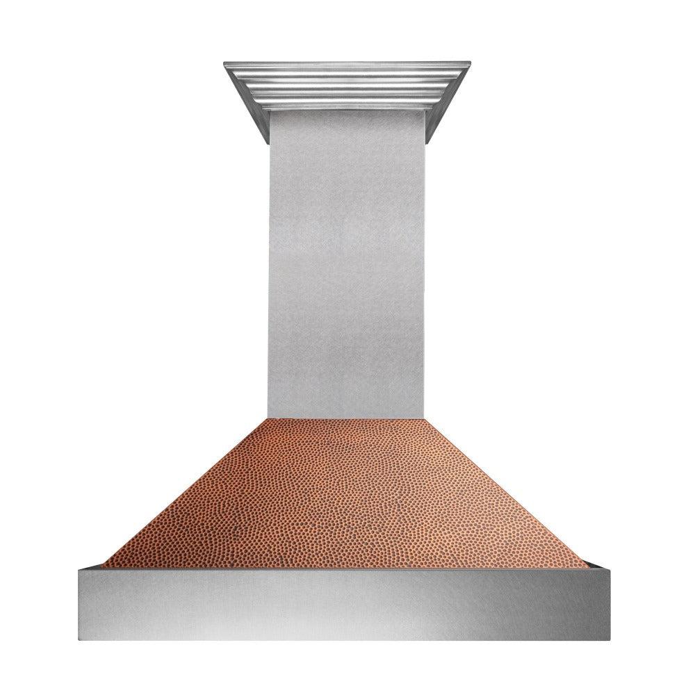 ZLINE 36-inch range hood in satin stainless steel 8654HH-36, view 3