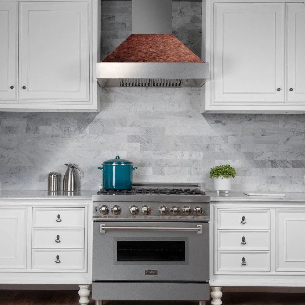 ZLINE 30-inch range hood in satin stainless steel 8654HH-30, view 2