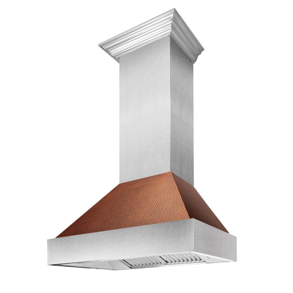 ZLINE 36-inch range hood in satin stainless steel 8654HH-36