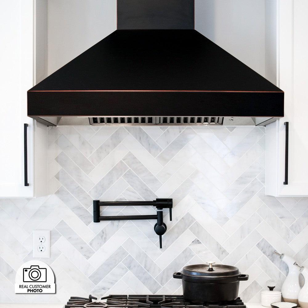 ZLINE Designer 36-inch range hood in oil-rubbed bronze 8667B-36, view 6