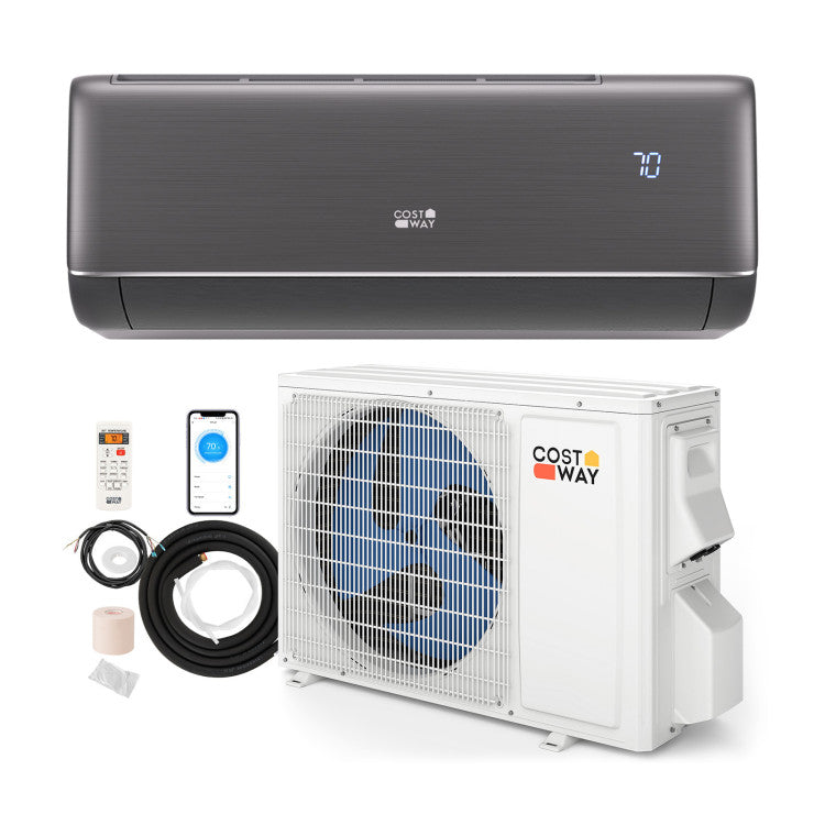 Costway 9,000 BTU 20.5 SEER2 Mini Split Air Conditioner System