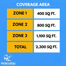 MRCOOL DIY 5th Gen Multi-Zone 3-Zone 55,000 BTU 22 SEER2 (9K + 18K + 24K) Ductless Mini-Split Air Conditioner and Heat Pump