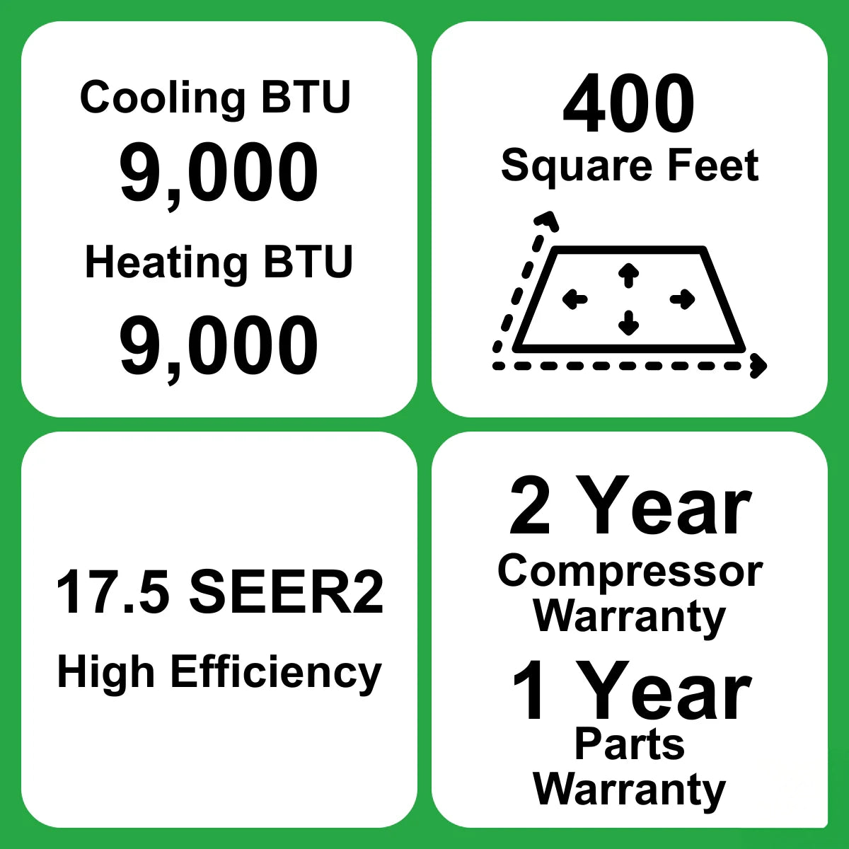 MRCOOL DIY Select 9K 9,000 BTU 17.5 SEER2 Single Zone Mini Split System with 11.5 ft. DIY Line Set  - R454B - 115V