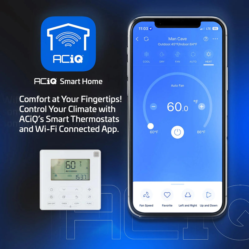 ACiQ 3 Ton 36,000 BTU 18 SEER2 Central Ducted Heat Pump System Extreme+ Series