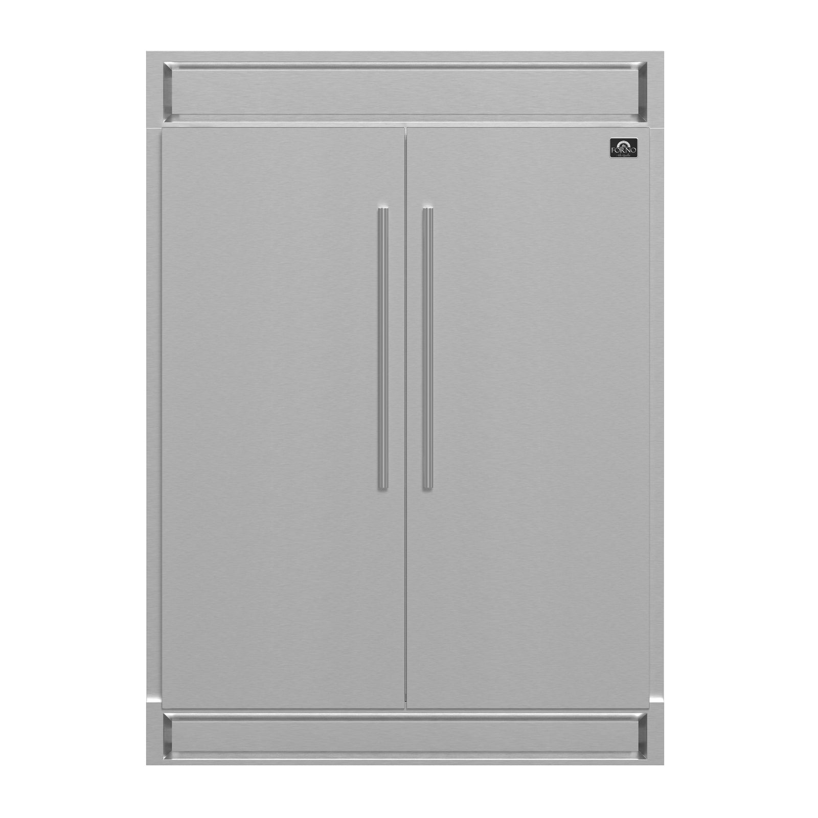 Forno Maderno 2-28-Inch Wide Convertible Refrigerator/Freezer, Decorative Trim, 27.2 cu.ft, 84-Inch High, ENERGY STAR Certified - FFFFD1722-60S