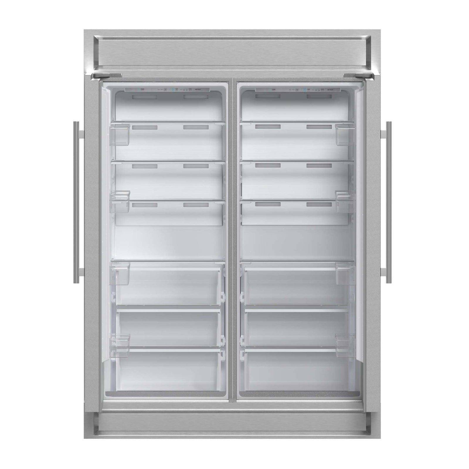 Forno Maderno 2-28-Inch Wide Convertible Refrigerator/Freezer, Decorative Trim, 27.2 cu.ft, 84-Inch High, ENERGY STAR Certified - FFFFD1722-60S