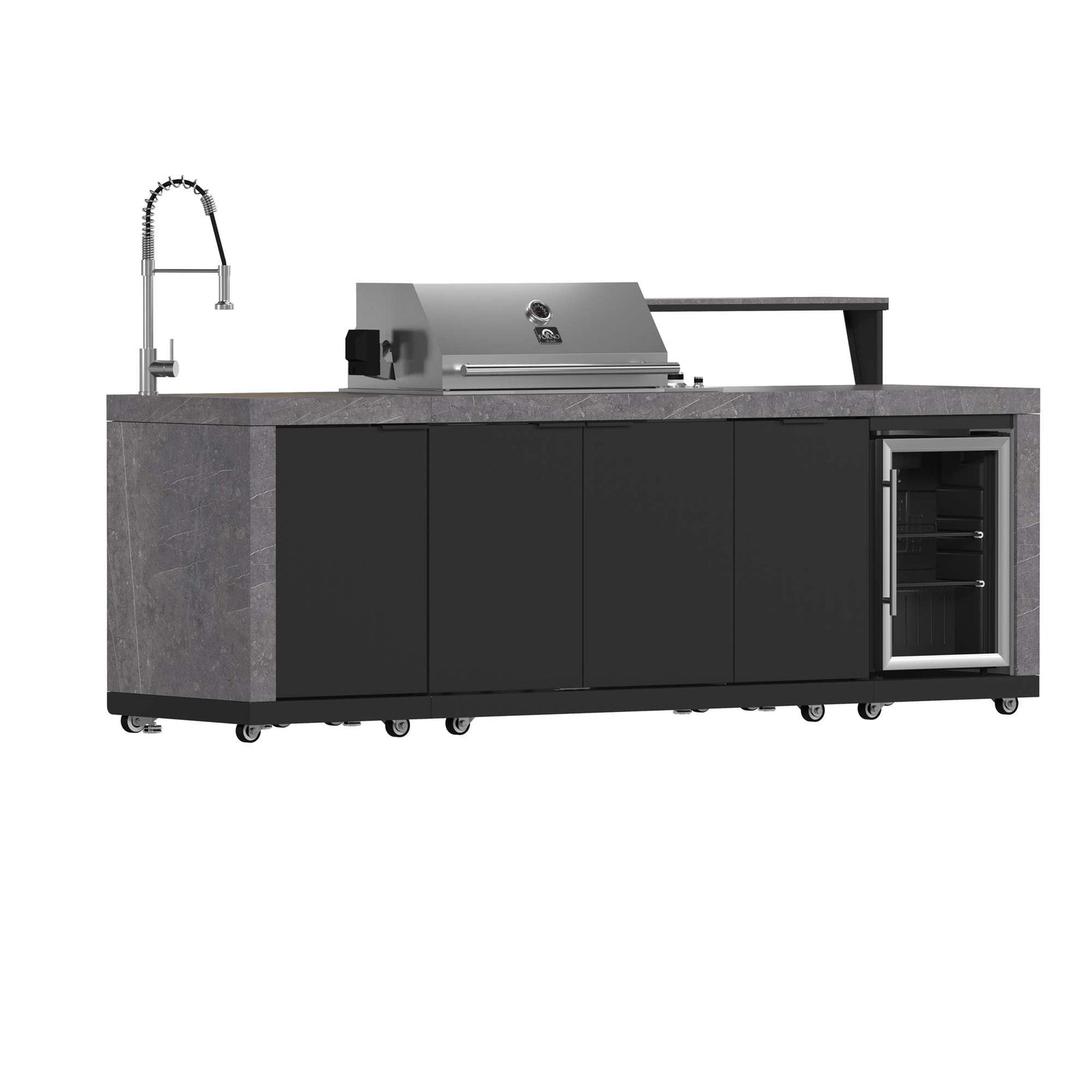 Forno Rimini Outdoor Kitchen angle view