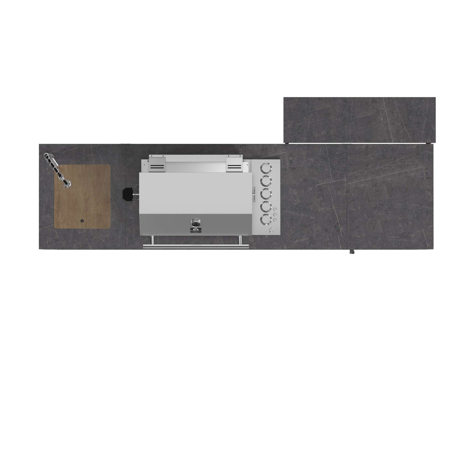Forno Rimini Outdoor Kitchen top view