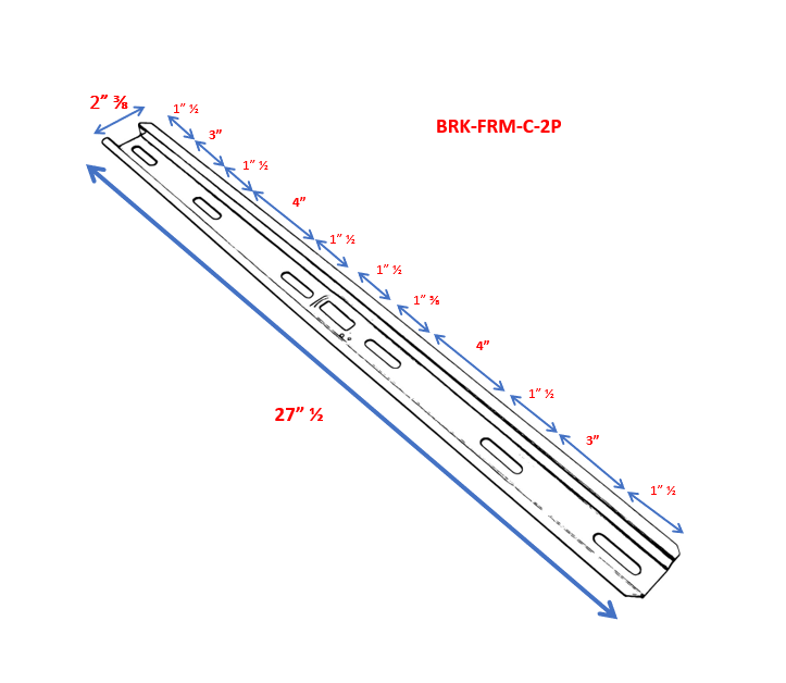 Pioneer Folding Mounting Bracket for Mini Split Unit with Leveler