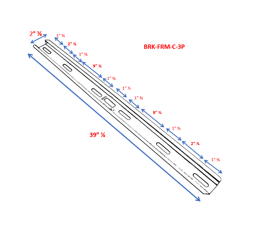 Pioneer Folding Mounting Bracket for Mini Split Unit with Leveler