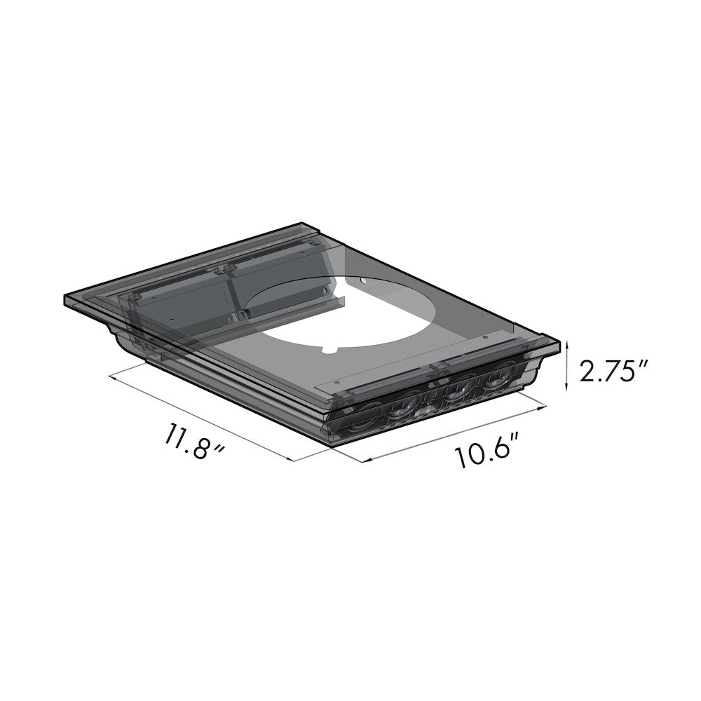 ZLINE CrownSound 30-inch range hood in stainless steel KZCRN-BT-30, view 7