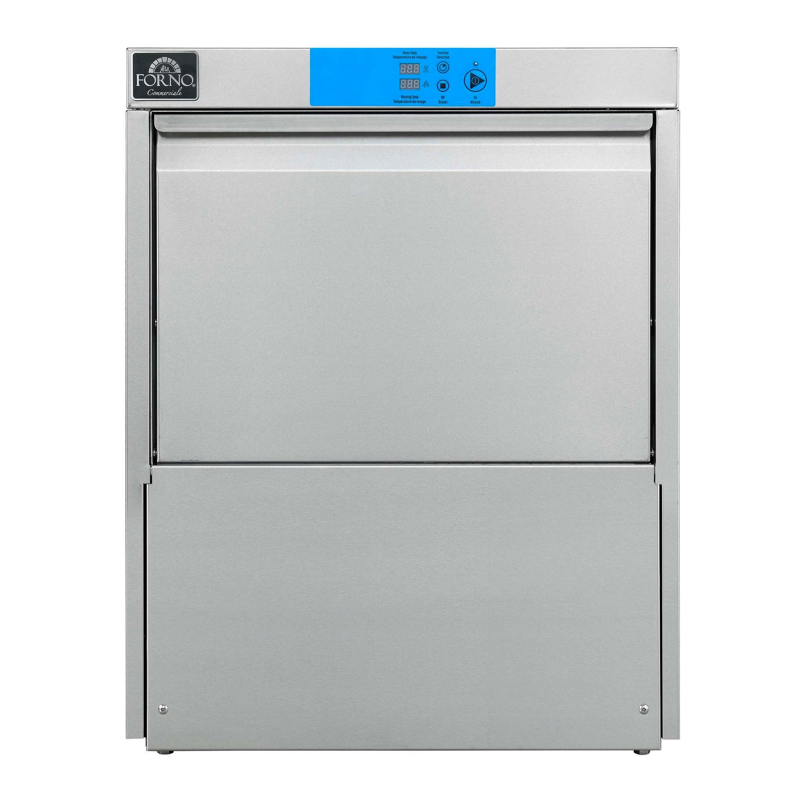 Forno Commerciale 24-Inch Commercial Undercounter Dishwasher, 1-Phase/3-Phase Compatible - FCMDW0024